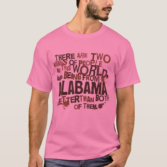 Camiseta Presente (engraçado) de Alabama (Frente)