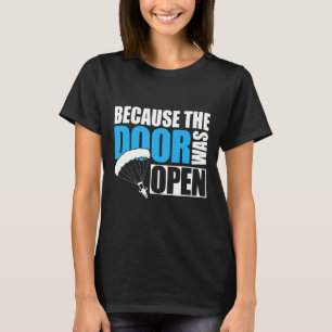 Camiseta Presente engraçado de ampère retrô de paraquedismo