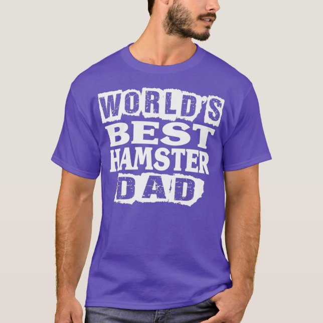 Camiseta Presente Engraçado de Assopro de Hamster - Melhor  (Frente)
