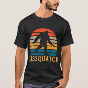 Camiseta Presente engraçado de Bigfoot para amantes de pesc