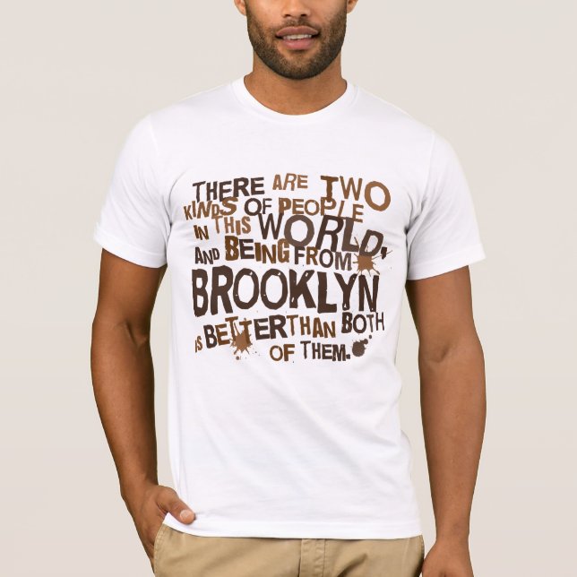 Camiseta Presente (engraçado) de Brooklyn (Frente)