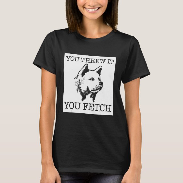 Camiseta Presente engraçado de cachorro Akita (Frente)