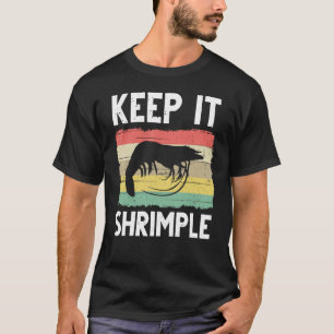 Camiseta Presente Engraçado de Camarão Para Homens Mulheres