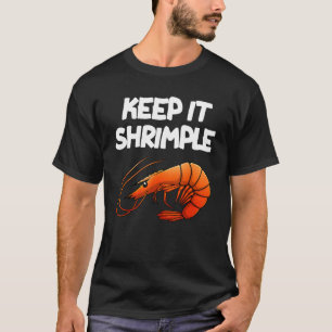 Camiseta Presente Engraçado de Camarão para Homens Mulheres
