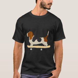 Camiseta Presente engraçado de cão de caça Bett de skate