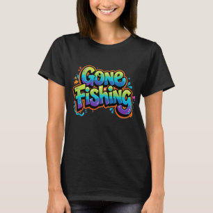 Camiseta Presente Engraçado de Cartum de Arco-Íris de 'Fui 