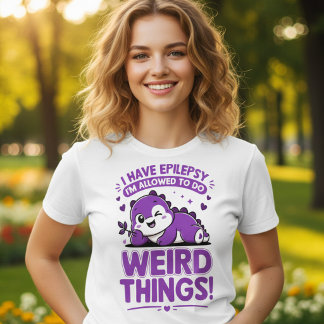 Camiseta Presente engraçado de conscientização sobre epilep