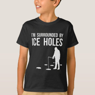Camiseta Presente engraçado de design de pesca no gelo Esto
