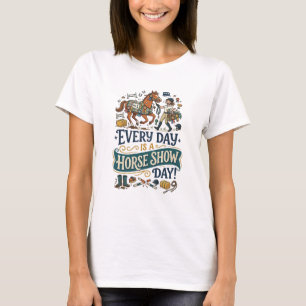 Camiseta Presente engraçado de equestre show de cavalo do c