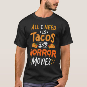Camiseta Presente engraçado de filme de terror de taco para