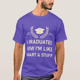 Camiseta Presente engraçado de formatura do ensino médio pa