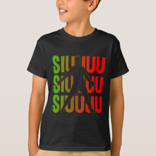 Camiseta Presente engraçado de futebol Siuuuu para amantes