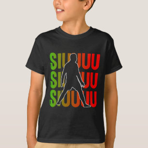 Camiseta Presente engraçado de futebol Siuuuu para fã de am