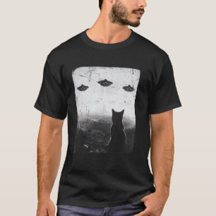 Camiseta Presente engraçado de gato selfie com amante de OV
