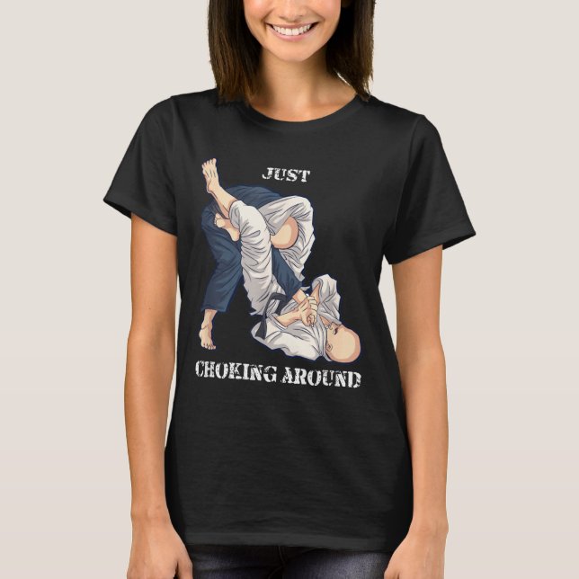 Camiseta Presente engraçado de Jiu-Jitsu Brasileiro para MM (Frente)