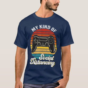Camiseta Presente engraçado de jogos eletrônicos retrô vint