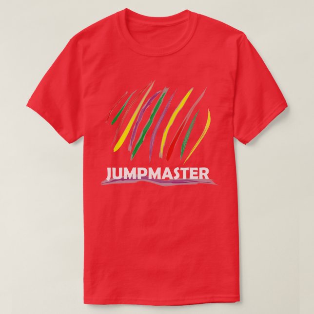 Camiseta Presente Engraçado de Jogos Jumpmaster (Frente do Design)