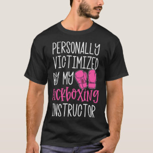 Camiseta Presente Engraçado de Kickboxer Pessoalmente Vitim