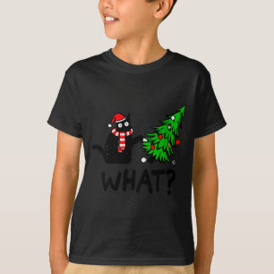 Camiseta Presente engraçado de Natal para mulheres Gato pre