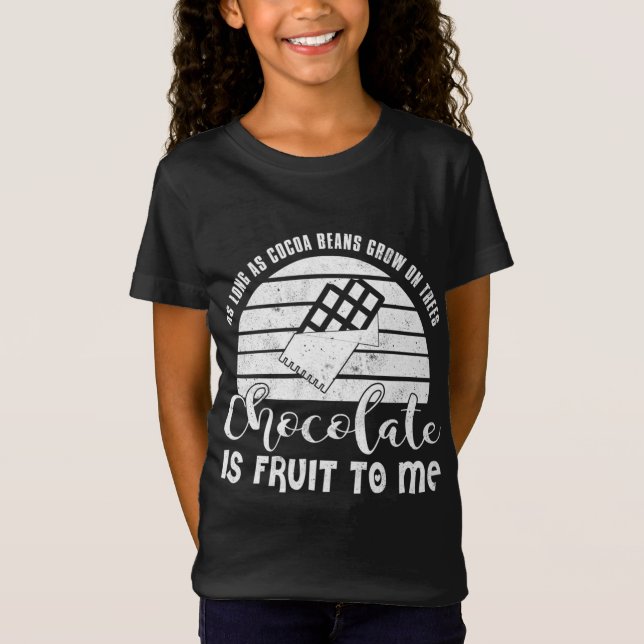 Camiseta Presente Engraçado De Pão De Chocolate - O Chocola (Frente)
