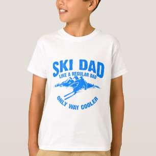 Camiseta Presente Engraçado de Papai de Esqui para Esquiado