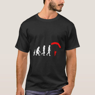 Camiseta Presente engraçado de paraquedismo Evolution para