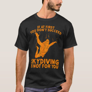 Camiseta Presente Engraçado de Paraquedismo para Homens e M