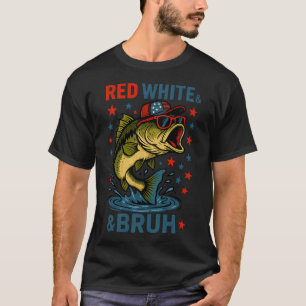Camiseta Presente Engraçado de Pescador Aqui Peixe Peixe Pe