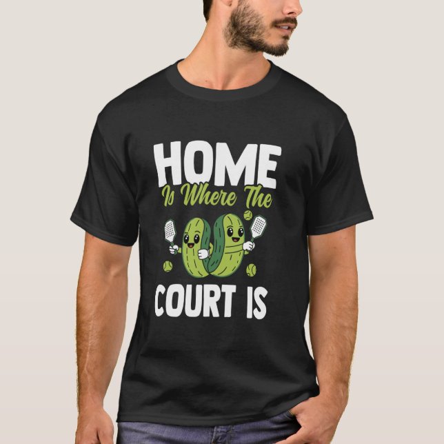Camiseta Presente Engraçado de Pickleball Acessórios de Cuc (Frente)