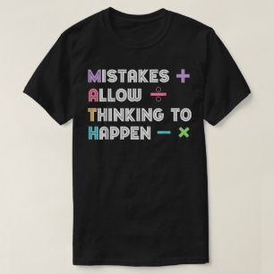 Camiseta Presente engraçado de professor de matemática retr