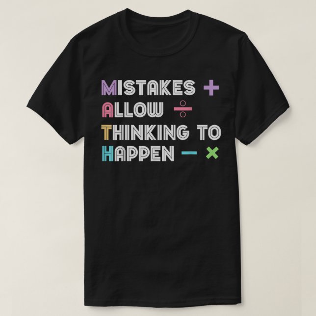 Camiseta Presente engraçado de professor de matemática retr (Frente do Design)