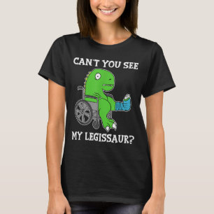 Camiseta Presente engraçado de recuperação de perna quebrad