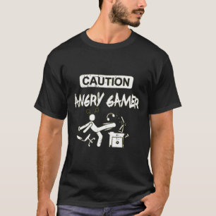Camiseta Presente engraçado de videogame para jogador irrit