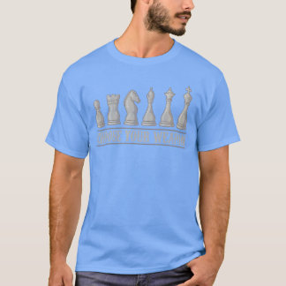 Camiseta Presente engraçado de xadrez para meninos e menina