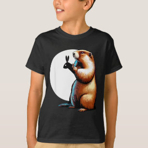 Camiseta Presente Engraçado Dia da Marmota Sombra