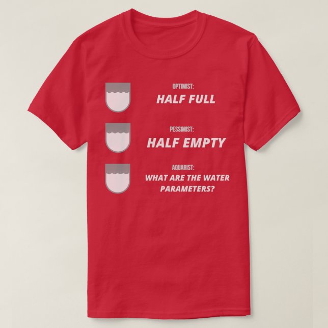 Camiseta Presente engraçado do Aquarium Lover (Frente do Design)