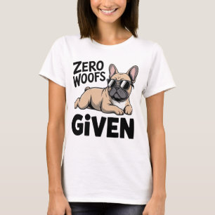 Camiseta Presente engraçado do Bulldog Francês Sarcástico C