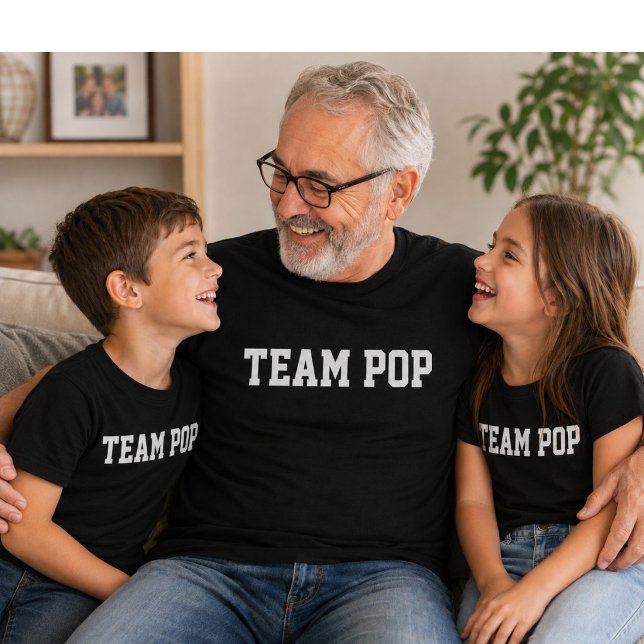 Camiseta Presente engraçado do Dia dos Pais para o Time Pop (Criador carregado)