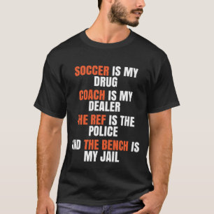 Camiseta Presente engraçado do futebol para treinadores do