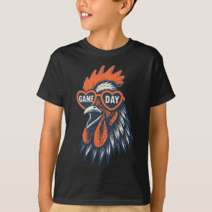 Camiseta Presente engraçado do galo do dia do jogo para hom