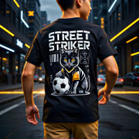 Presente engraçado do gato do futebol de rua para