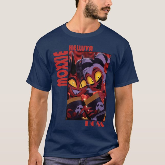 Camiseta Presente engraçado do Helluva Boss Moie (Frente)