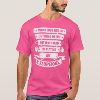 Camiseta Presente Engraçado do Jogador Xylophone