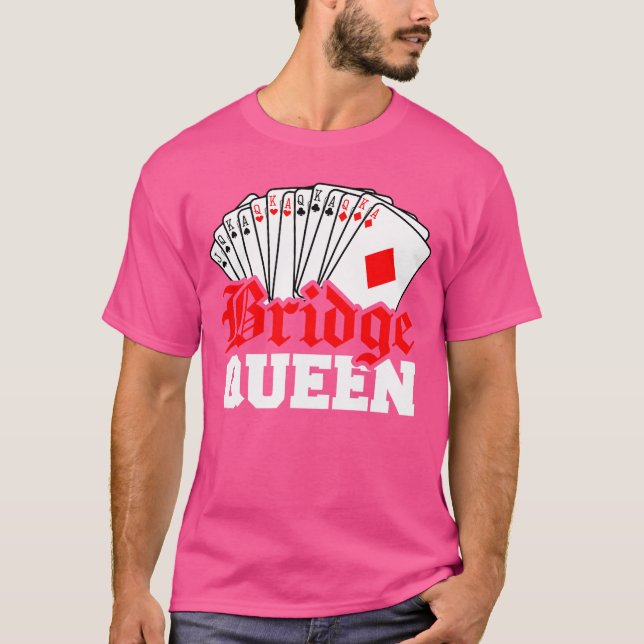 Camiseta Presente engraçado do jogo de cartas de Bridge par (Frente)