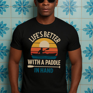 Camiseta presente engraçado do Kayak, amante da mãe pai