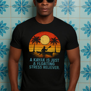 Camiseta presente engraçado do Kayak, amante da mãe pai