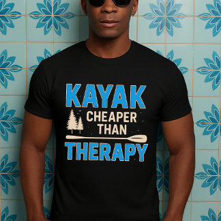 Camiseta presente engraçado do Kayak, amante da mãe pai