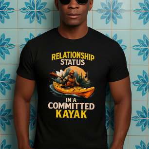 Camiseta presente engraçado do Kayak, amante da mãe pai