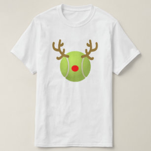 Camiseta presente engraçado do Natal do t-shirt do tênis 
