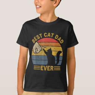 Camiseta Presente engraçado do pai do gato para homens aman